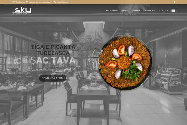 Grandrestaurant theme site design template sample