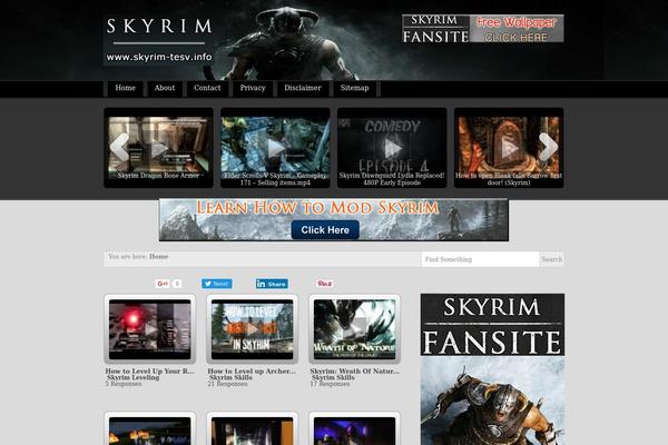 Site using continuous rss scrolling plugin