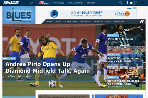Fansided_v4 theme site design template sample