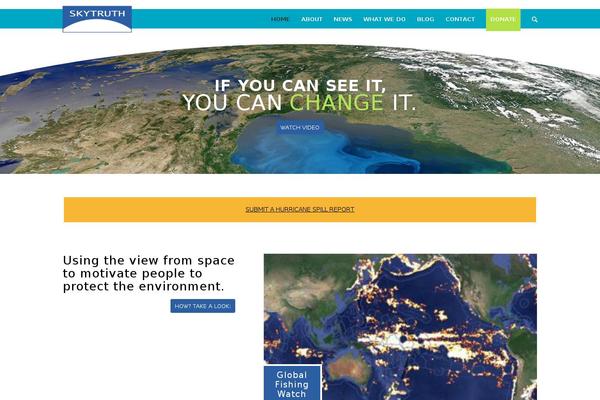 skytruth.org site used Enfold