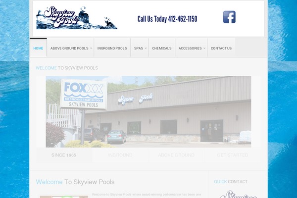 Clarion theme site design template sample