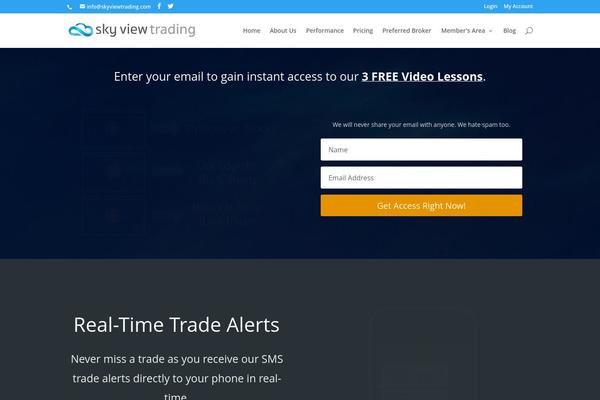 Zerif Pro theme site design template sample