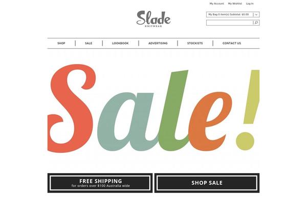 sladeknitwear.com.au site used Givoni