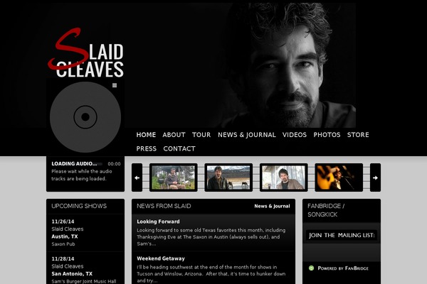 Soundcheck theme site design template sample