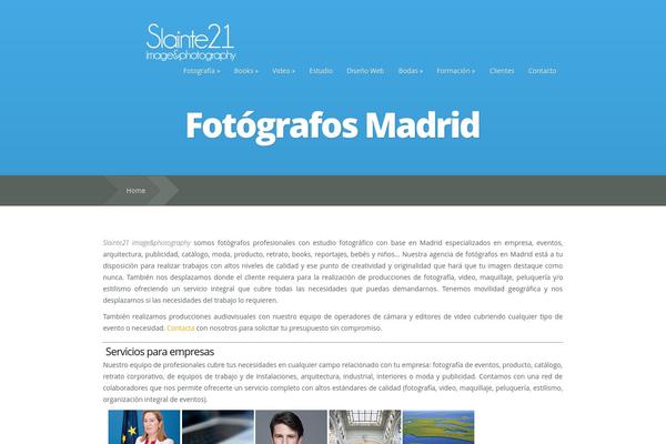 Nimble theme site design template sample