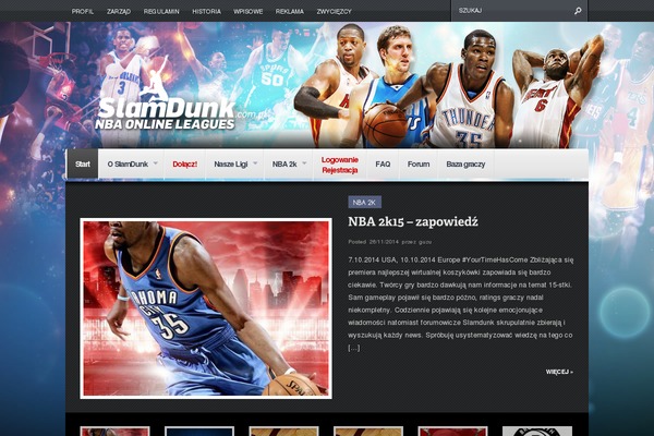 Continuum theme site design template sample