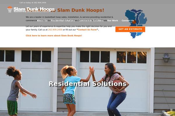 Infinite theme site design template sample