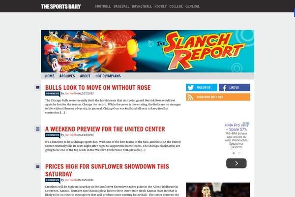 Blogum theme site design template sample