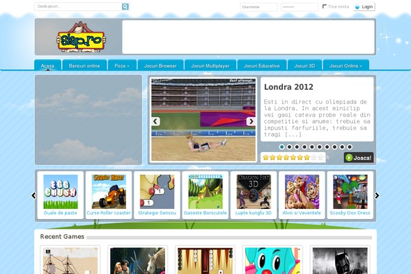 BrayGames theme site design template sample