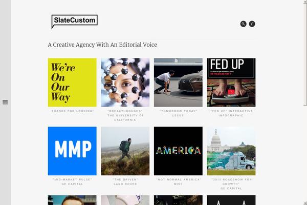 Tao theme site design template sample