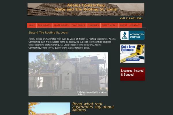 Thesis 1.6 theme site design template sample