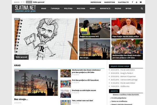 Weekly theme site design template sample