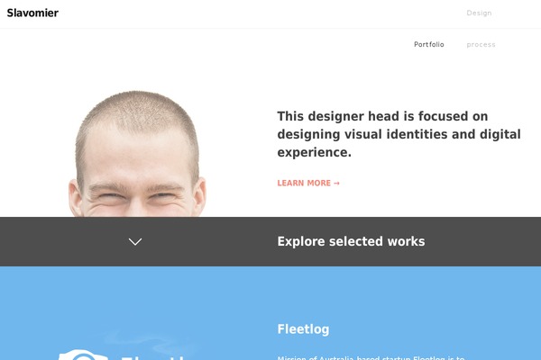Semplice theme site design template sample