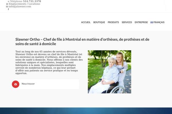 Highend theme site design template sample