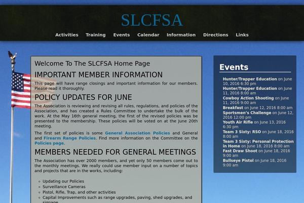 Site using Event Organiser plugin