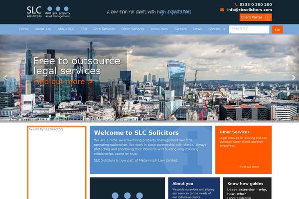 Slc theme site design template sample