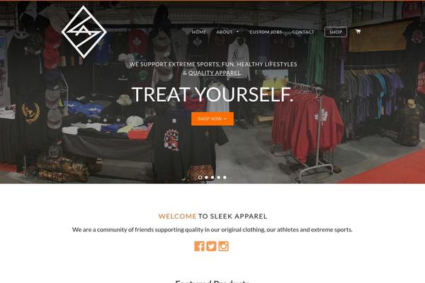Forte theme site design template sample