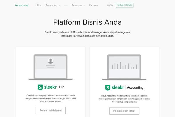 sleekr.co site used Sleekr-blog