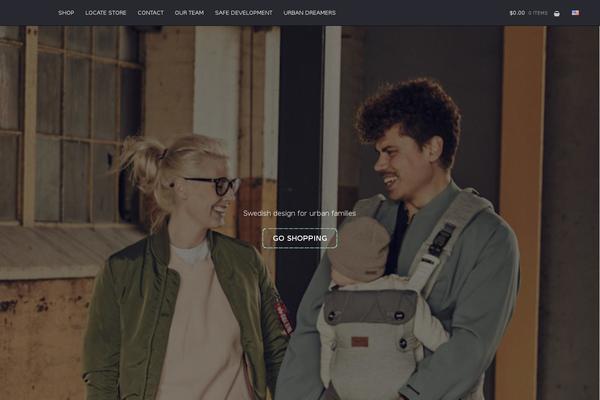 Site using Storefront-parallax-hero plugin