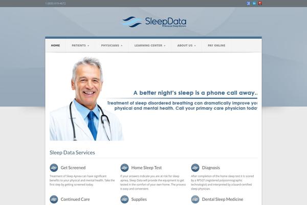 Medical theme site design template sample