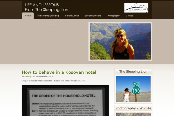 Site using WP Simple Galleries plugin