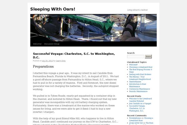 Twenty Ten theme site design template sample