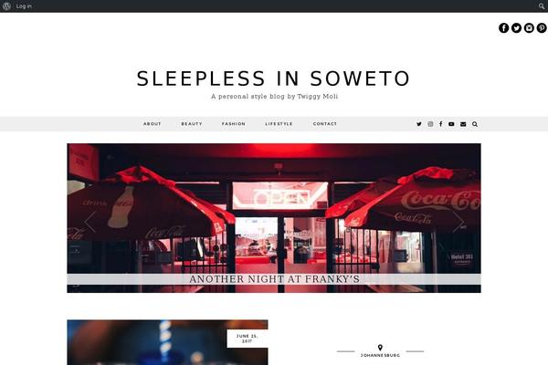 Site using Minimalist Instagram Widget plugin