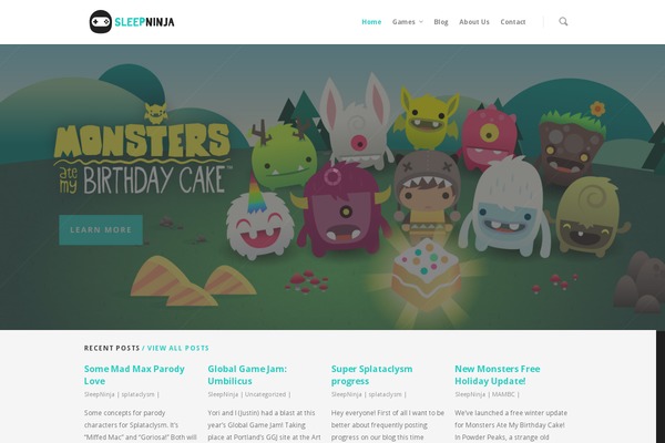 Salient theme site design template sample