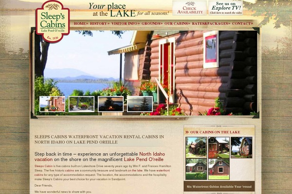 Kimbo theme site design template sample
