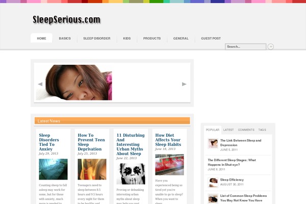 Continuum theme site design template sample