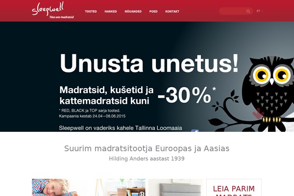 sleepwellbed.com site used Sleepwell