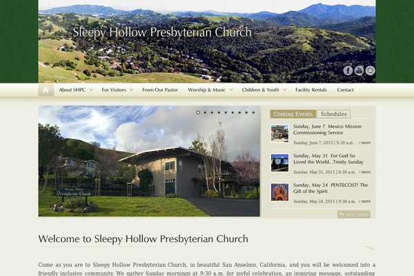 Accende theme site design template sample