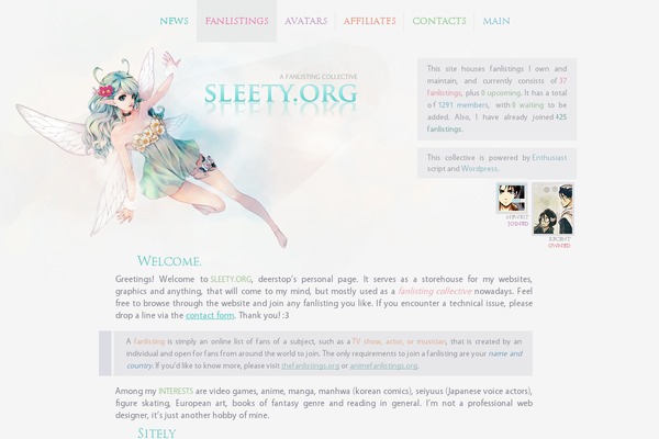 Site using AJAX Comments plugin