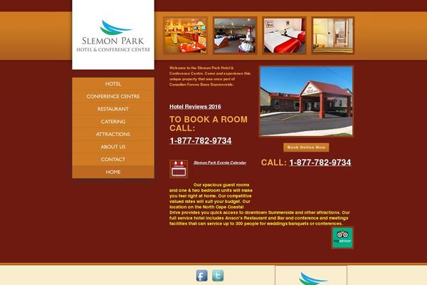 Hotel theme site design template sample