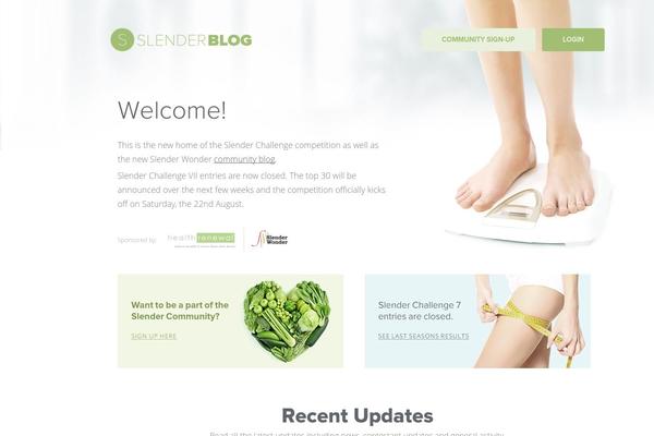 slender WordPress theme, websites list used slender theme slender theme websites examples