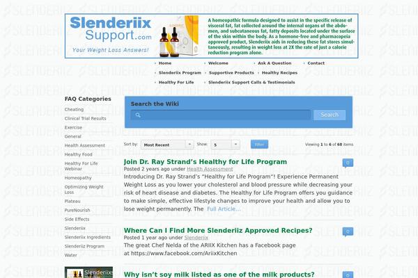 Wikeasi theme site design template sample