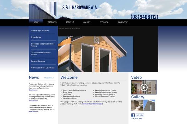 Titan theme site design template sample
