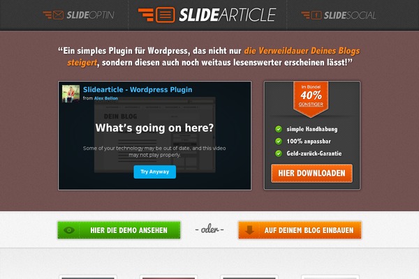 slidearticle.de site used Cheerapp