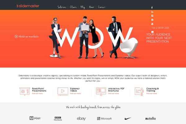 Site using Media Grid plugin