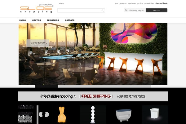Slide theme site design template sample