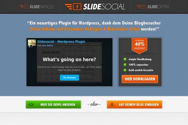slidesocial.de site used Cheerapp