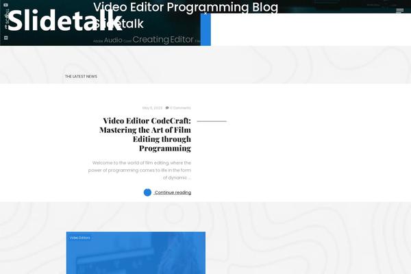 Site using Wp-codemirror-block plugin