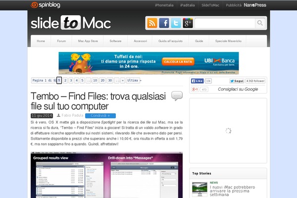 slidetomac.com site used Spinblog-common-theme