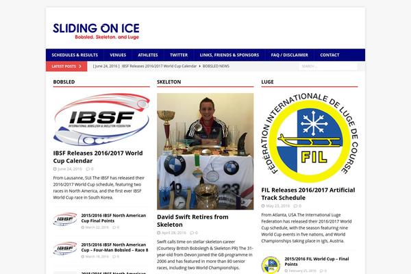 Magazine Premium theme site design template sample