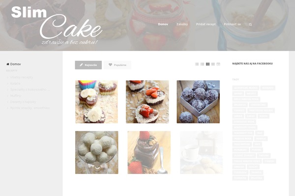 slimcake.sk site used Kitchen