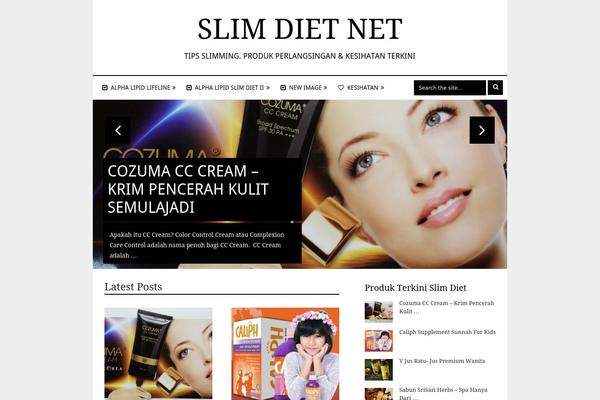 Vogue theme site design template sample
