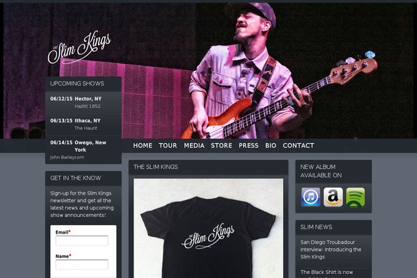 Soundcheck theme site design template sample
