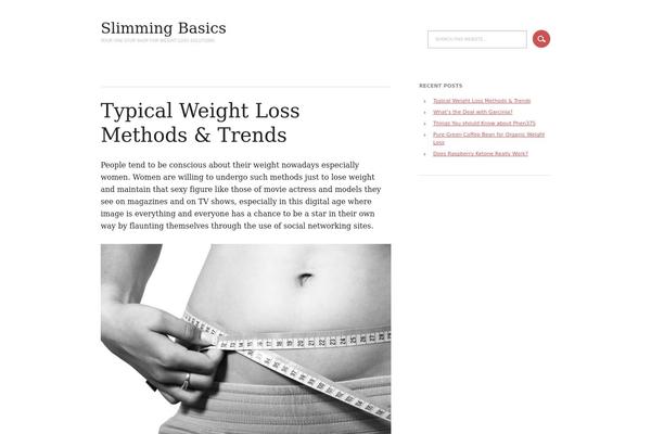 Balance theme site design template sample