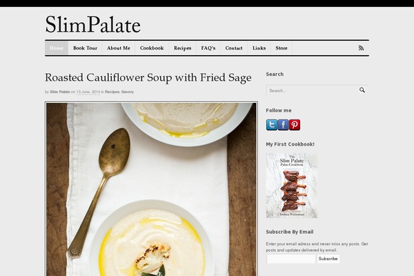 Foodie Pro theme site design template sample