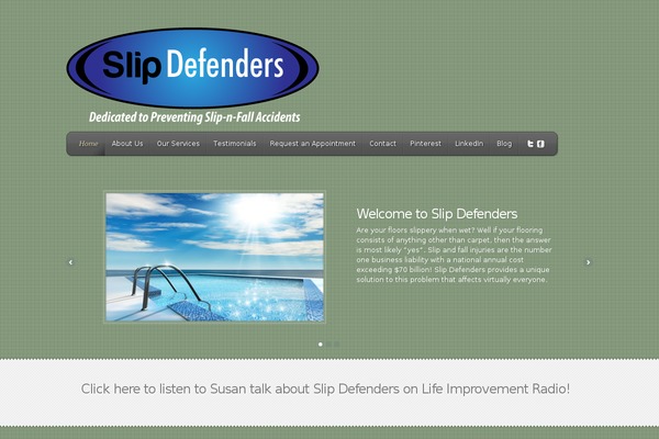 Feather theme site design template sample
